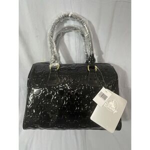 NEW Walt Disney Parks - Mickey Mouse - Icon Black Lucid Satchel Bag w/ Strap